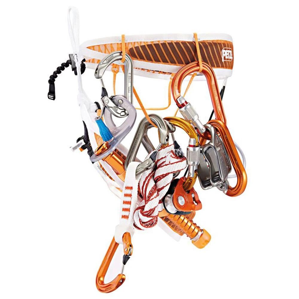 Baudrier Petzl Fly Orange White 4 Baudrier Petzl Fly Orange White – Image 4