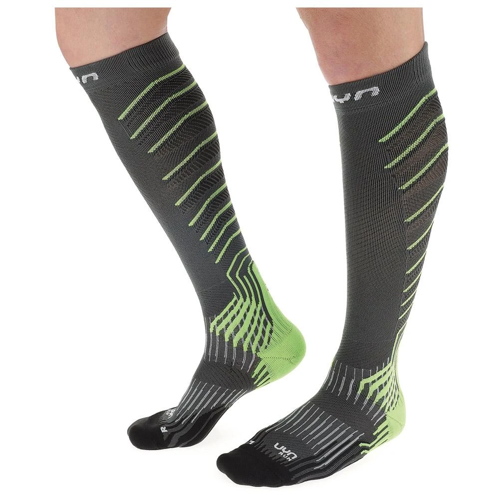 Chaussettes De Compression Uyn Run Compression Onepiece Man Grey Lime 3 Chaussettes De Compression Uyn Run Compression Onepiece Man Grey Lime – Image 3