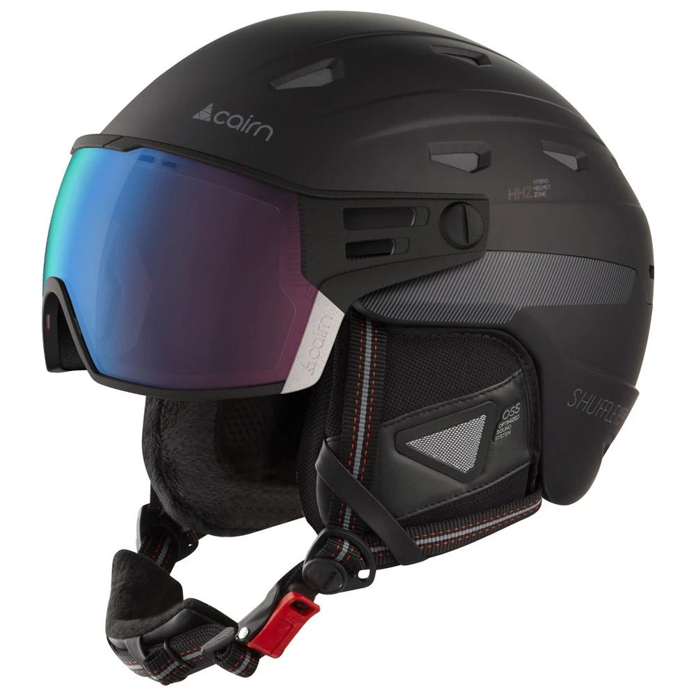 Casque Visière Cairn Shuffle S-visor Evolight Black 1 Casque Visière Cairn Shuffle S-visor Evolight Black