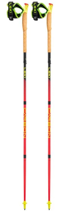 Bâton Leki Ultratrail Fx.One Bright Red Black Neon Yellow