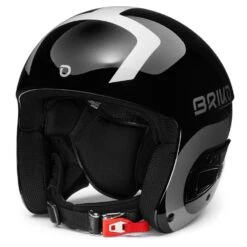 Casque Briko Vulcano Fis 6.8 Junior Shiny Black Silver