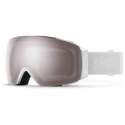 Masque De Ski Smith I/O Mag White Vapor Chromapop Sun Platinum Mirror + Chromapop Storm Rose Flash