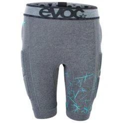 Protection Short Evoc Crash Pants Kids Carbon Grey
