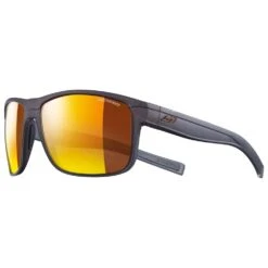 Lunettes De Soleil Julbo Renegade Noir Translucide Mat Gris Spectron 3cf Gold Flash
