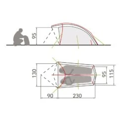 Tente Vaude Taurus 2P Mossy Green -Esprit Libre Outdoor 7b346e582cbcc1e098d8165ff50b5ef19ec55a7b E22VAUDBIV204277 VAUD0524370 11