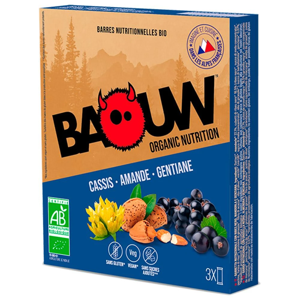 Barre Energétique Baouw Barres Energétiques Bio X3 Cassis - Amande - Gentiane 2 Barre Energétique Baouw Barres Energétiques Bio X3 Cassis - Amande - Gentiane – Image 2