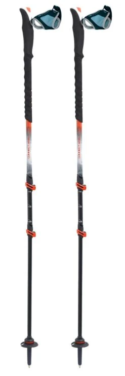 Bâton TSL Connect Carbon 3 Cross Twist Black Orange