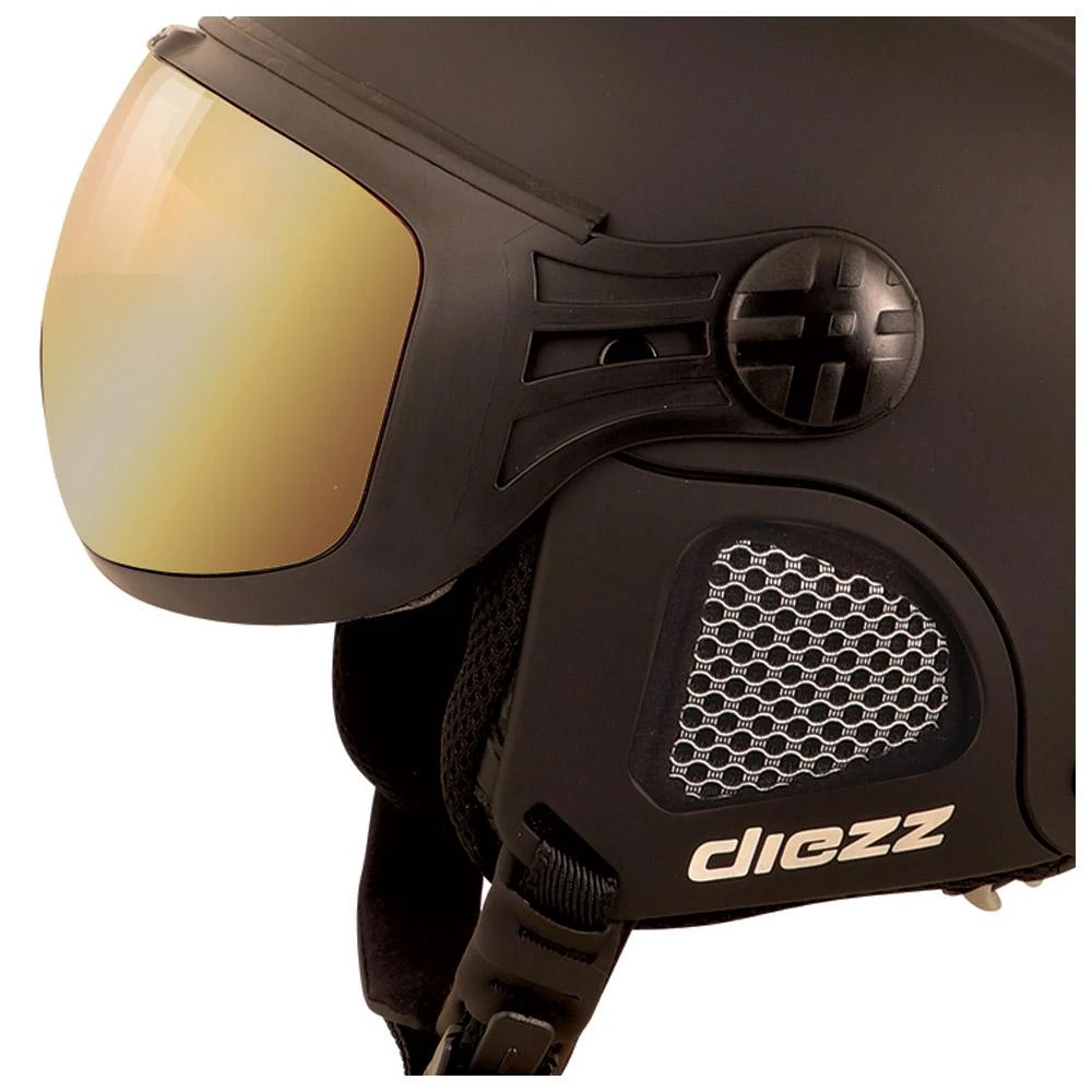 Casque Visière Diezz Gianny Black Activilux Mirror Gold Cat 1-3 2 Casque Visière Diezz Gianny Black Activilux Mirror Gold Cat 1-3 – Image 2