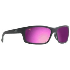 Lunettes De Soleil Maui Jim Kanaio Coast Noir Mat Blanc Bleu Maui Sunrise MauiBrilliant