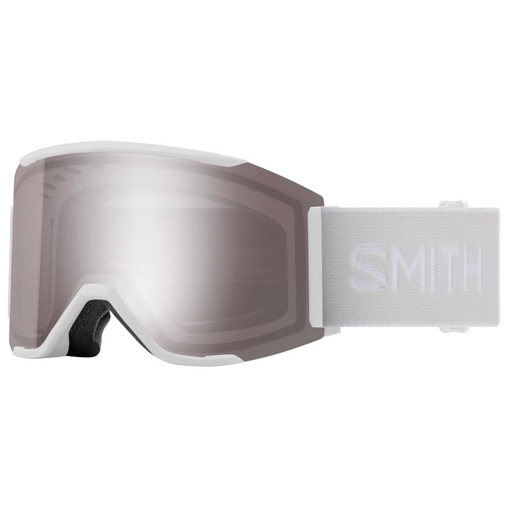 Masque De Ski Smith Squad Mag White Vapor Chromapop Sun Platinum Mirror + Chromapop Storm Rose Flash 1 Masque De Ski Smith Squad Mag White Vapor Chromapop Sun Platinum Mirror + Chromapop Storm Rose Flash