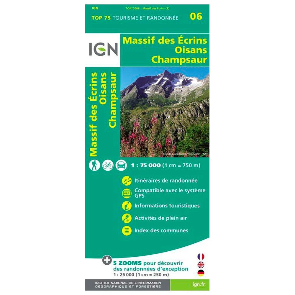 Carte IGN Massif Des Ecrins Oisans Champsaur 1 Carte IGN Massif Des Ecrins Oisans Champsaur