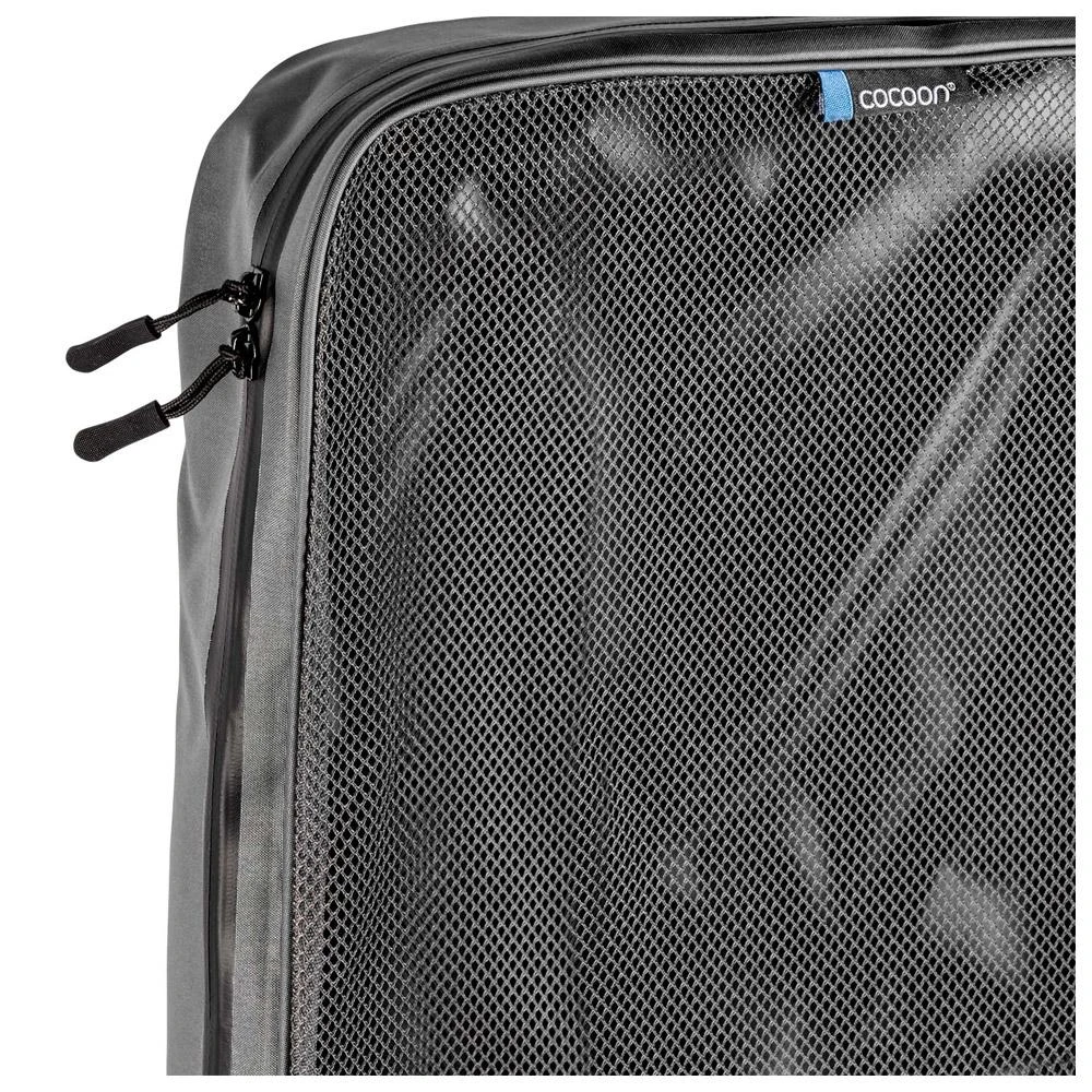 Housse De Stockage Cocoon Packing Cube With Open Net Top 11.4L Grey Black 2 Housse De Stockage Cocoon Packing Cube With Open Net Top 11.4L Grey Black – Image 2