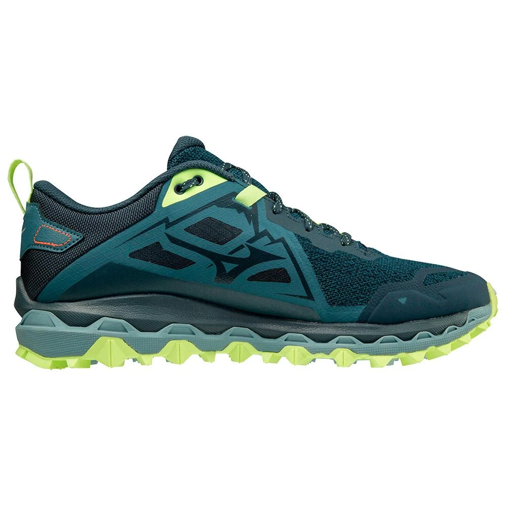 Chaussures De Trail Mizuno Wave Mujin 8 Tapestry Misty Blue Neo Lime 2 Chaussures De Trail Mizuno Wave Mujin 8 Tapestry Misty Blue Neo Lime – Image 2