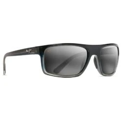 Lunettes De Soleil Maui Jim Byron Bay Marlin Gris Neutre Minéral SuperThin