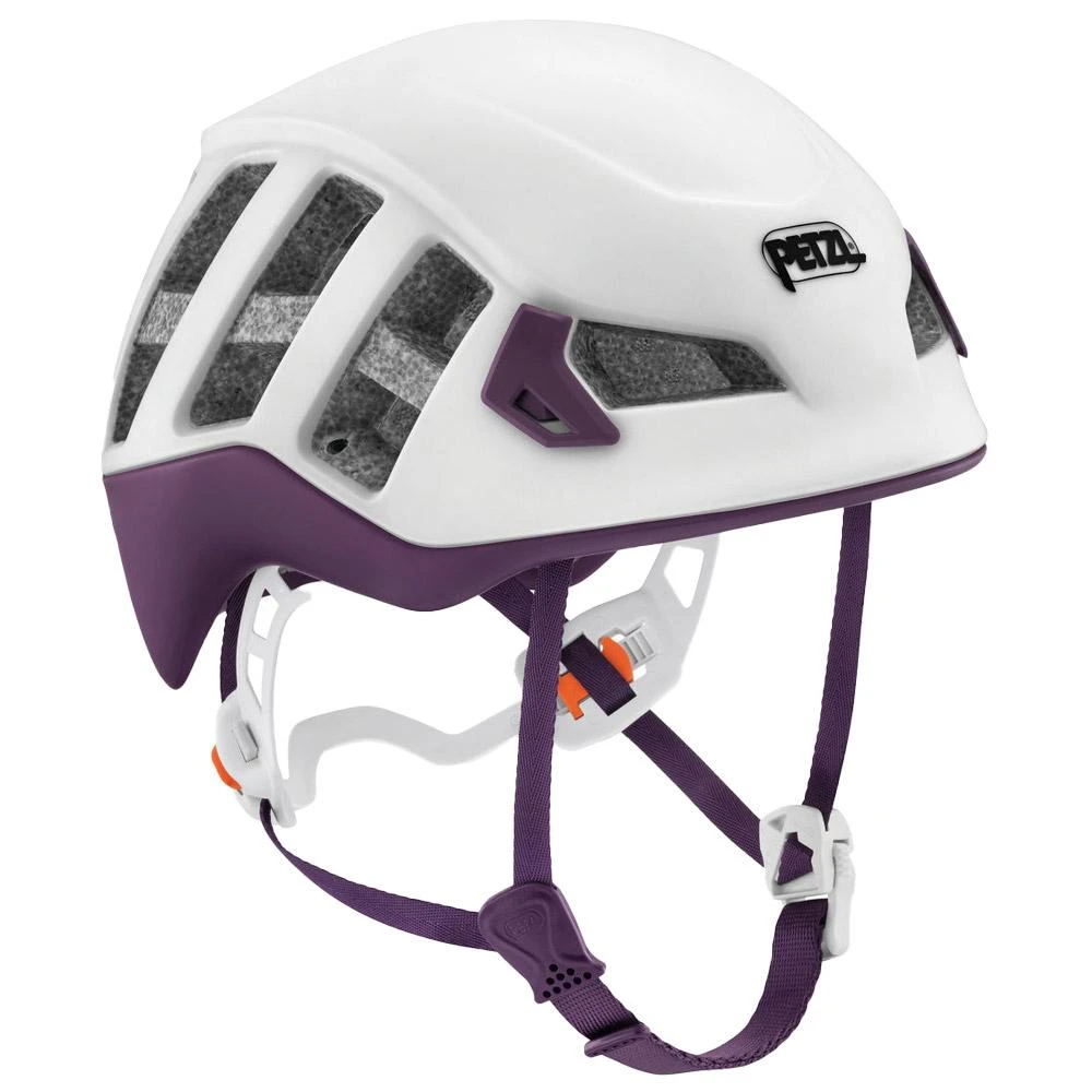 Casque D'escalade Petzl Meteora Blanc Violet 1 Casque D'escalade Petzl Meteora Blanc Violet