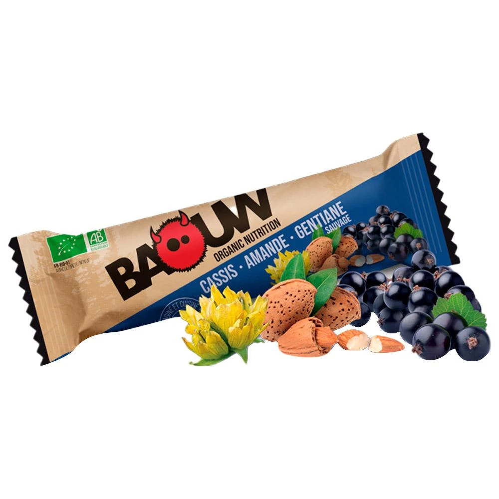 Barre Energétique Baouw Barres Energétiques Bio X3 Cassis - Amande - Gentiane 1 Barre Energétique Baouw Barres Energétiques Bio X3 Cassis - Amande - Gentiane