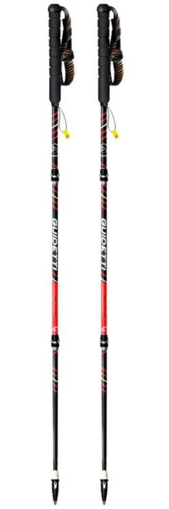 Bâton Guidetti Silver Aéro Alu Noir Rouge